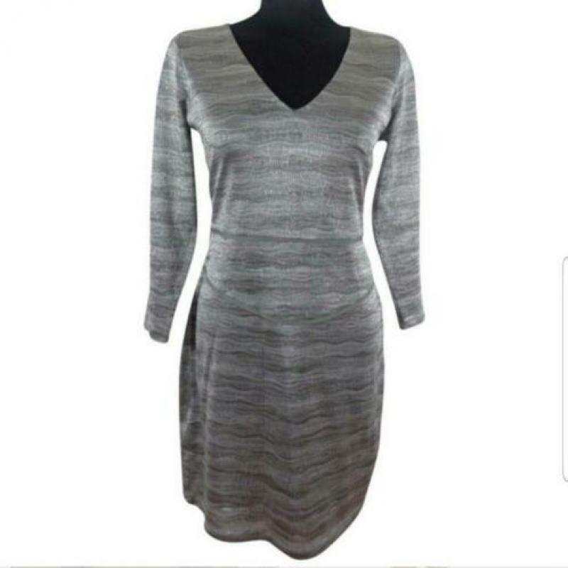 Supertrash jurk zilverkleurig