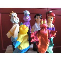 Handpoppen van Disney's de Kleine Zeemeermin