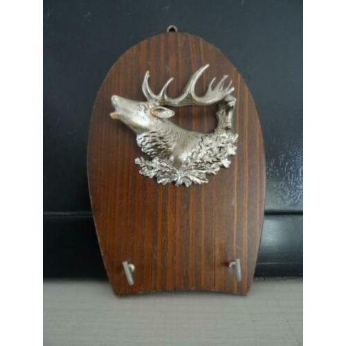 Wandbordje hert - vintage