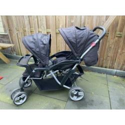 Topmark Tandem Duo Wagen incl Reiswieg en regenhoes