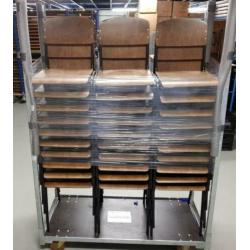 80 x school chair vintage oude schoolstoelen cafe stoel 783