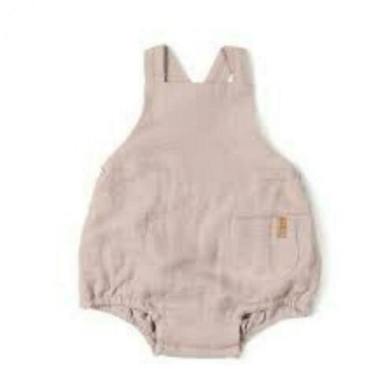 Nixnut salopette maat 62 old pink