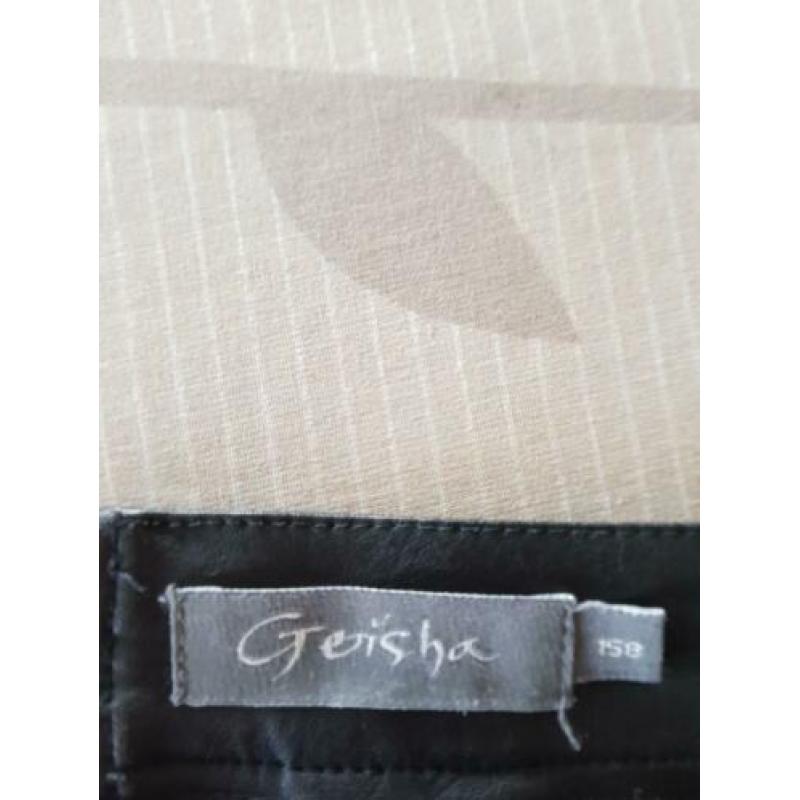 Geisha leren rokje, mt 152 /164