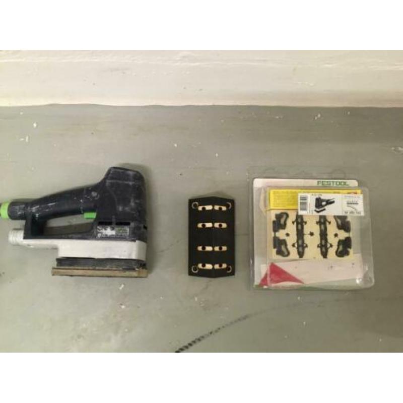 Festool LS130 lineaire schuurmachine met extra profielzolen