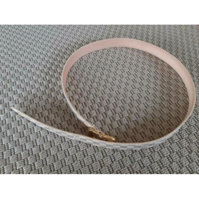 Louis Vuitton riem Mini 25 damier azur 85