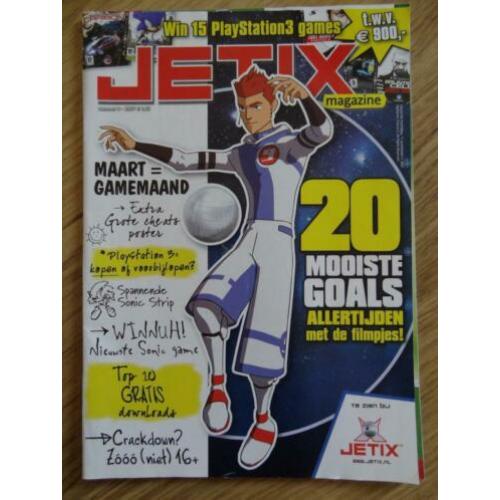 4X Jetix Magazine Voor €6,00 >Gratis Verzending!<