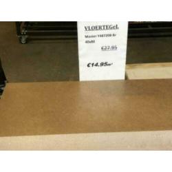 Aanbieding €14,95 vloertegel bruin !!
