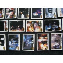 34 Batman verzamelkaartjes / plaatjes 1989