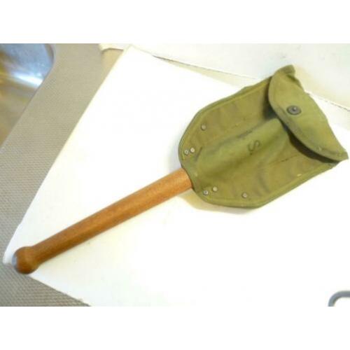 Metalen Pioniers schep US 1944 met tas WL. Dumas MFG.Co WW11