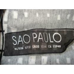 Zwart/witte tuniek mt 36 van Sao Paulo aangeboden