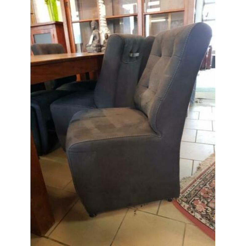 Eettafel massief mango 180x90cm met 6 stoelen Zeer netjes