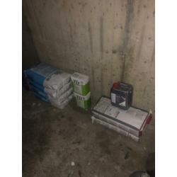 Tegellijm, voegmateriaal, diepgrond