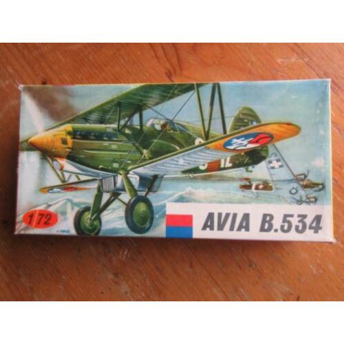 Avia B.534 B534 KP Model 1:72 Nieuw