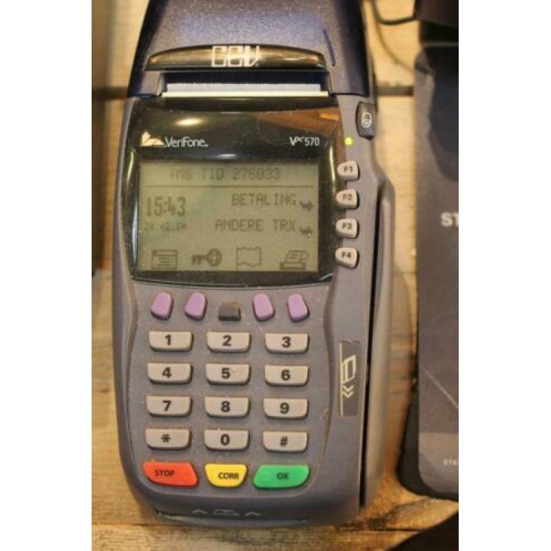 Verifone VX570 en VX820 draadloze pin terminal in nieuwstaat