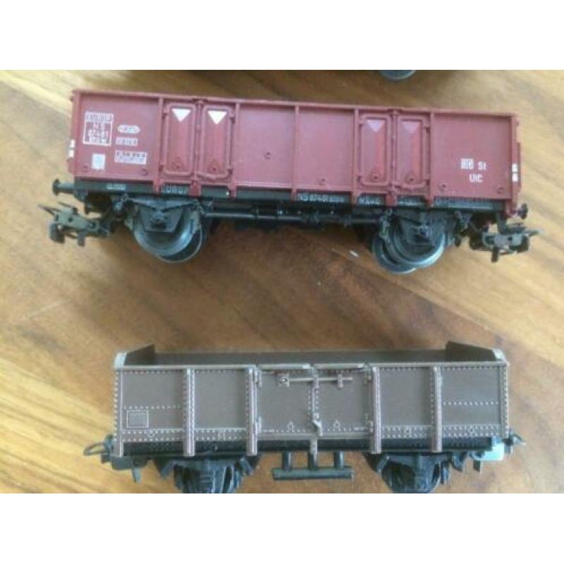 Marklin hoge bak wagons (ook voor Roco/Piko/Fleishmann/Lima/