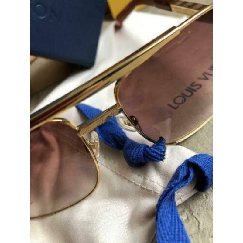 NIEUW Louis Vuitton Attitude zonnebril goud heren dames DITA