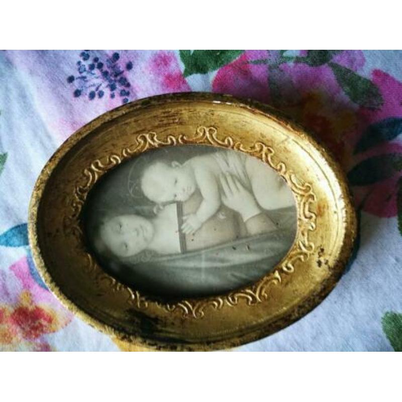 vintage microprints in lijst