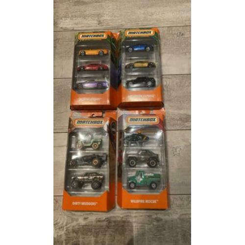 Matchbox, 4 x 3 pack, nieuw