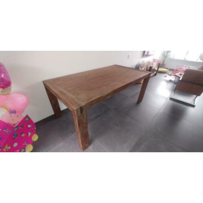 Eettafel teakhout Sijben design