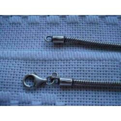 154 Zilveren ketting, 52 cm, gemerkt zwaardje, 32 gram