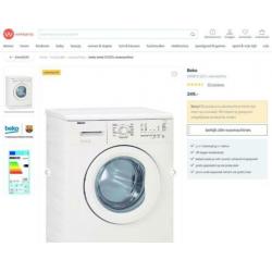 A+ Beko Wasmachine 1200TPM 1.5 jaar oud 5KG werkt Superb