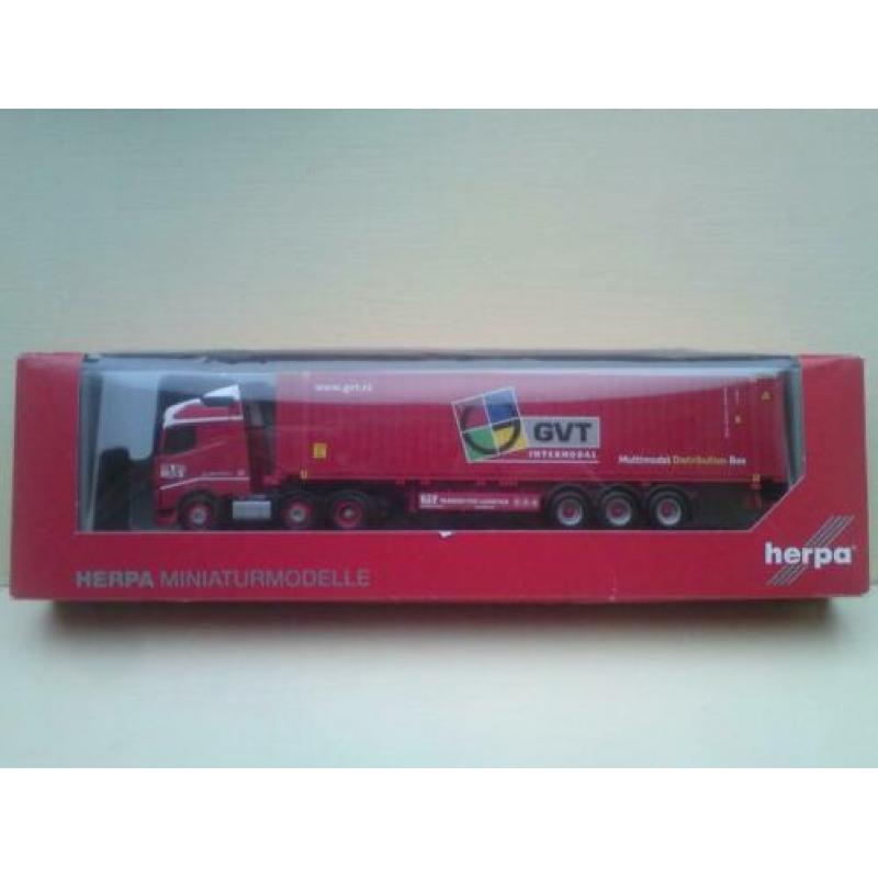 Herpa Volvo FH4 glb GVT container / bargeterminal tilburg.