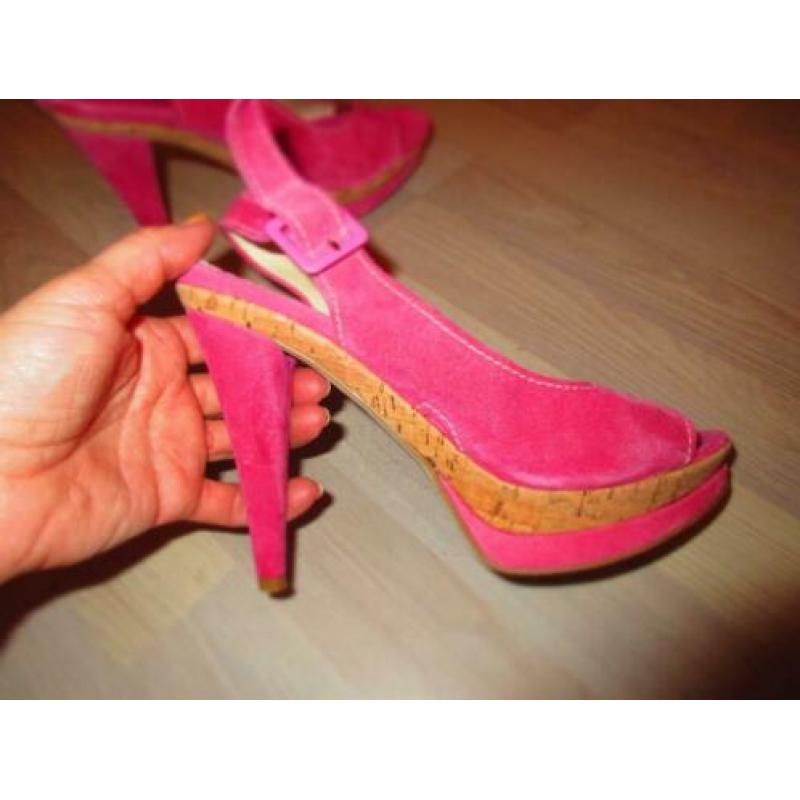 Mooi echt leer CAFE MODA schoenen (39 )