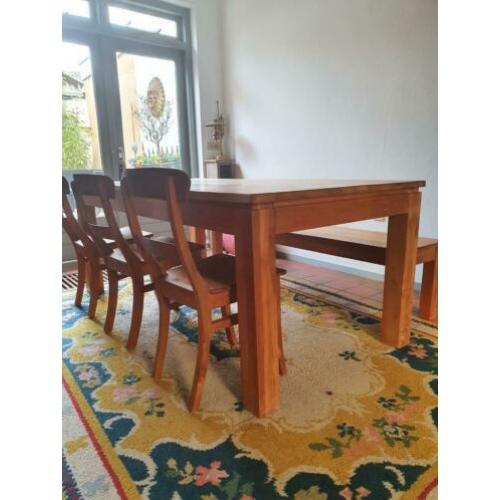 Teak houten eethoek