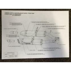 Akrapovic Hexagonal uitlaten Yamaha YZF-R1 R1 2007 2008 RN19