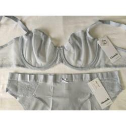 Nieuw CHANTELLE luxe set 80D BH +slip 42 LE MARAIS 80 D schi