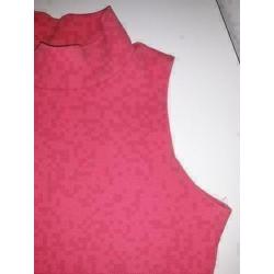 Roze set top & 3 kwart lange rok stretch size L Bieden