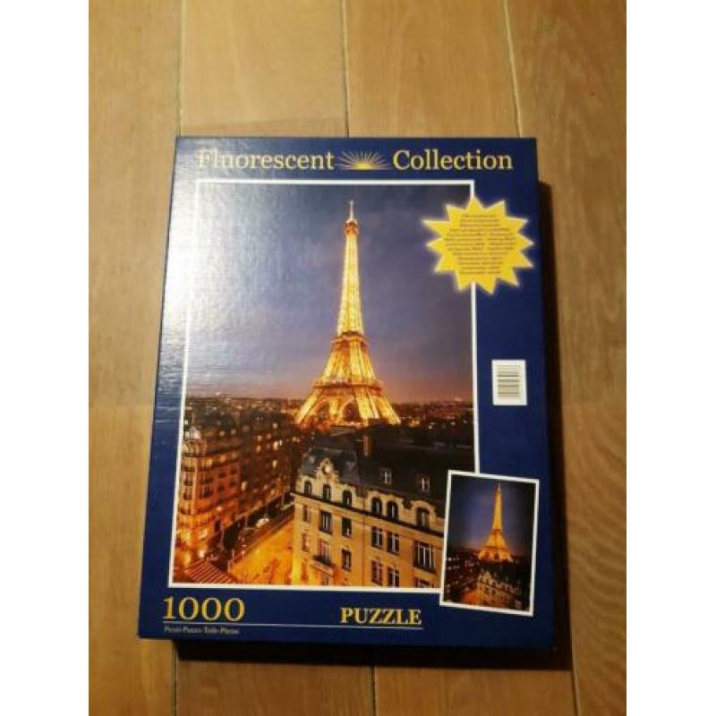 3x legpuzzel, Clementoni, Fluorescent Collection