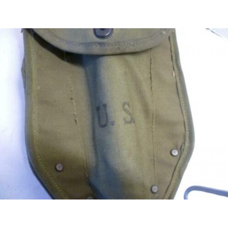 Metalen Pioniers schep US 1944 met tas WL. Dumas MFG.Co WW11