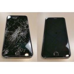 iPhone scherm reparatie @Locatie kapot barst 7 8 6 X 6s plus