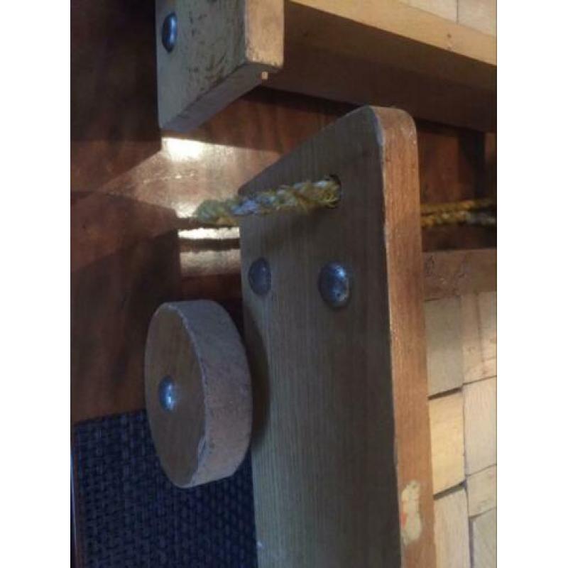 Houten blokkenwagen