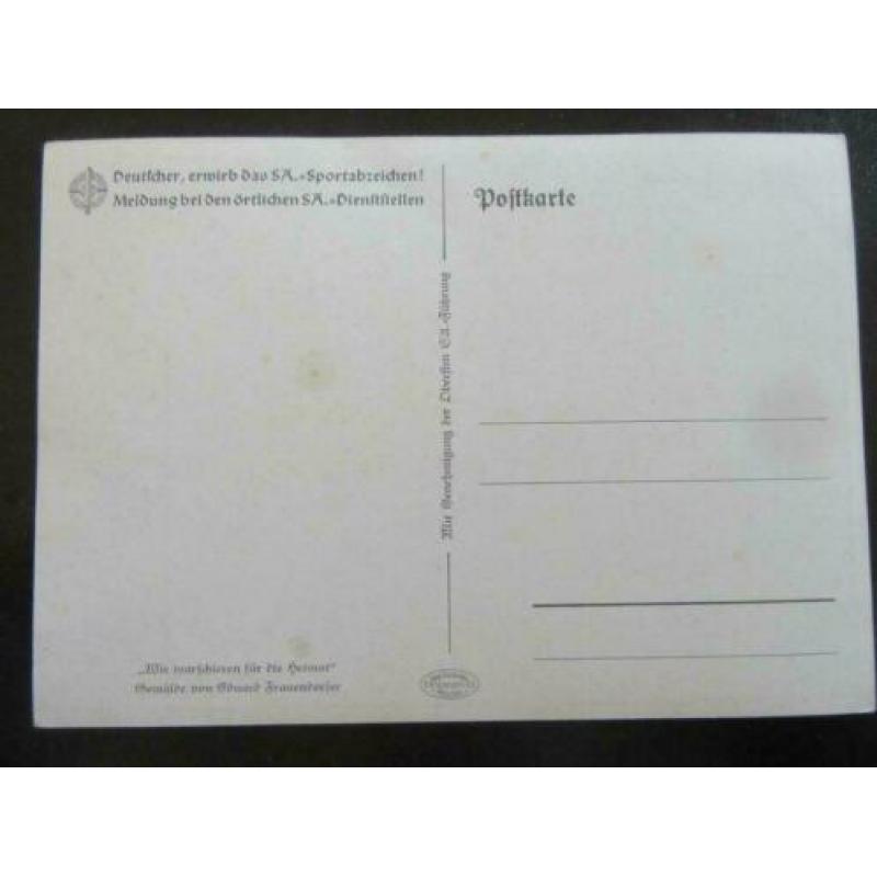 3e Rijk postkaart - Sportabzeichen