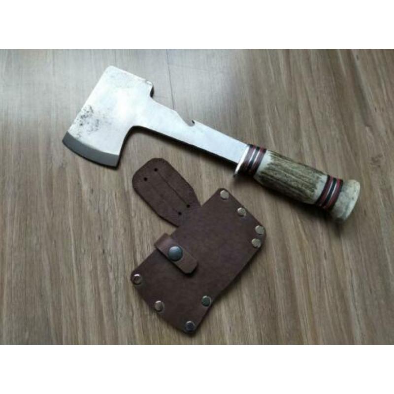 jachtbijl hakbijl bushcraft bijl kampeer bijl met flesopener
