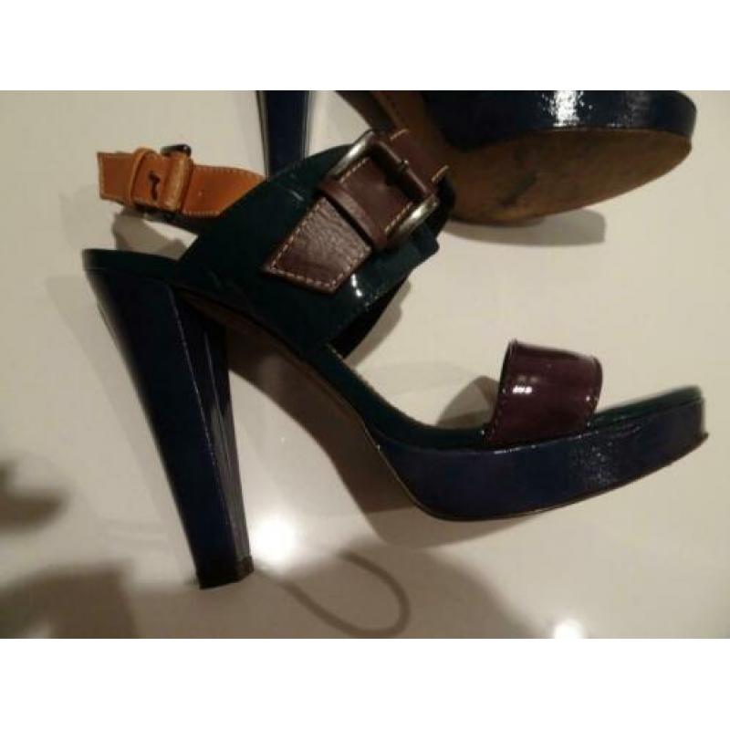 BARBARA BUI kleurrijke sandalen met 2 gespen