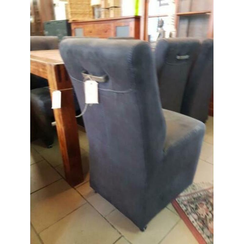 Eettafel massief mango 180x90cm met 6 stoelen Zeer netjes