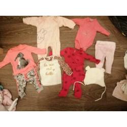 Baby kleding merk maat 50/56. 1,5 vuilniszak vol