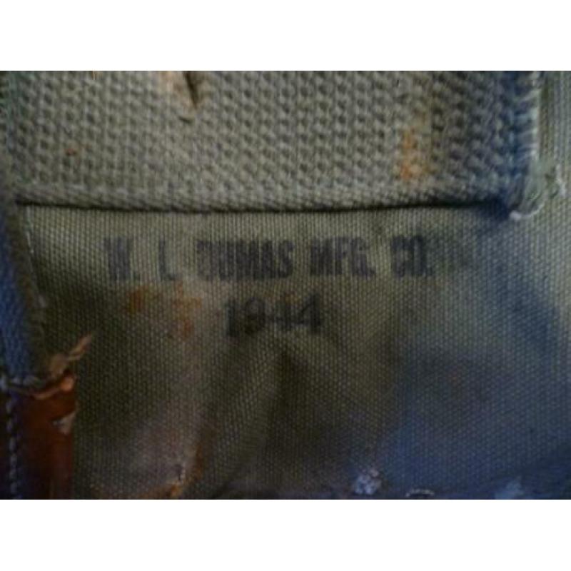 Metalen Pioniers schep US 1944 met tas WL. Dumas MFG.Co WW11