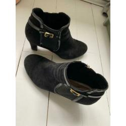 Clarks maat 38 zwart met gouden details