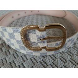 Louis Vuitton riem Mini 25 damier azur 85