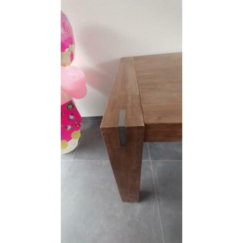 Eettafel teakhout Sijben design