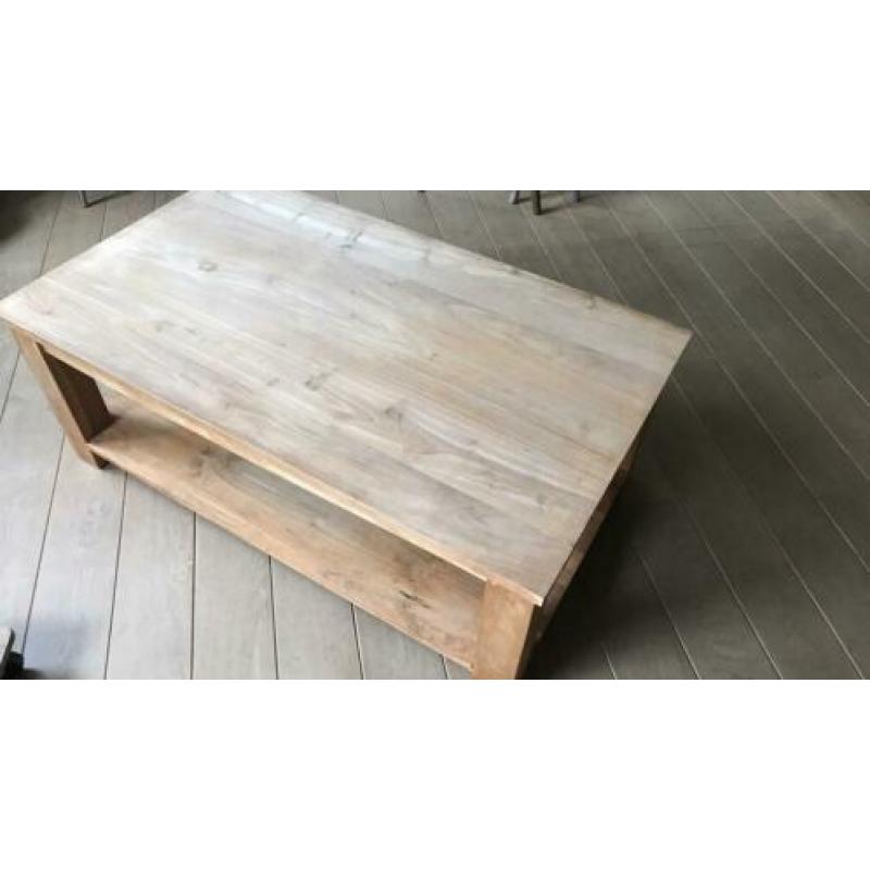 Teakhouten salontafel