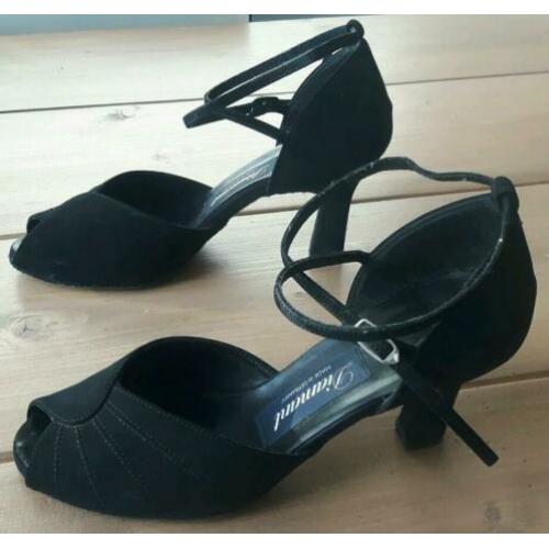 Diamant latin salsa dansschoenen zwart maat 40 (6,5)