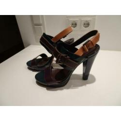 BARBARA BUI kleurrijke sandalen met 2 gespen
