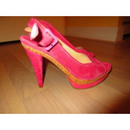 Mooi echt leer CAFE MODA schoenen (39 )