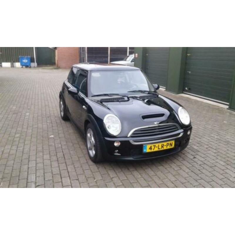 Mini Mini 1.6 16V Cooper S 2003 Zwart 163PK
