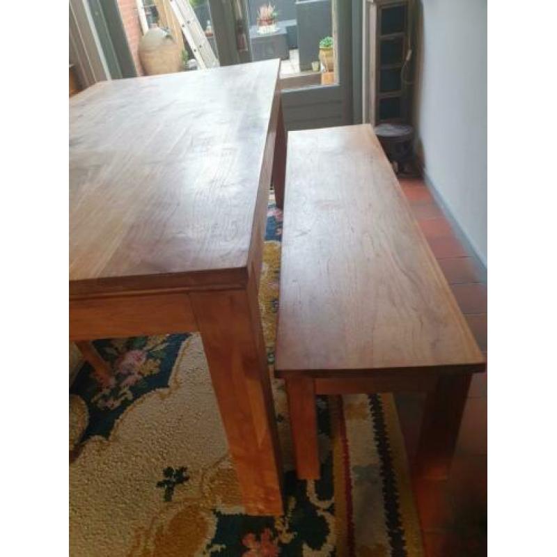 Teak houten eethoek